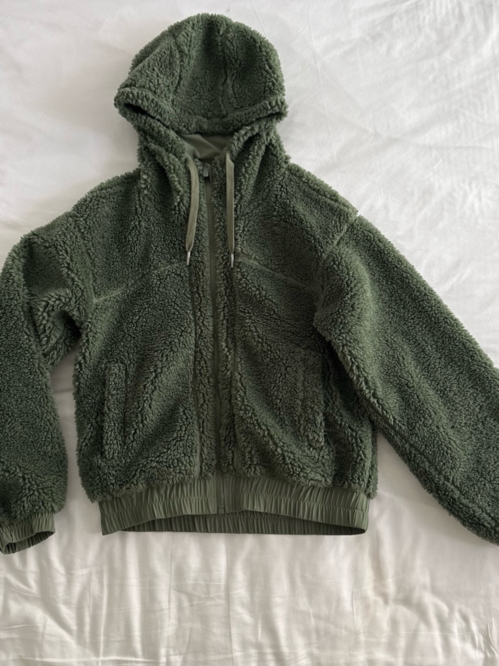 Lululemon Plush Hooded Jacket - Olive Green